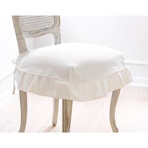 Rachel Ashwell Shabby Chic Couture Oyster linen Belgian used on Darcy Chairs